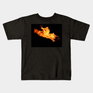 Flaming Roman Torch Kids T-Shirt